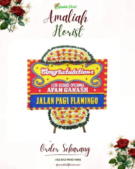 Sewa Papan Bunga Podong